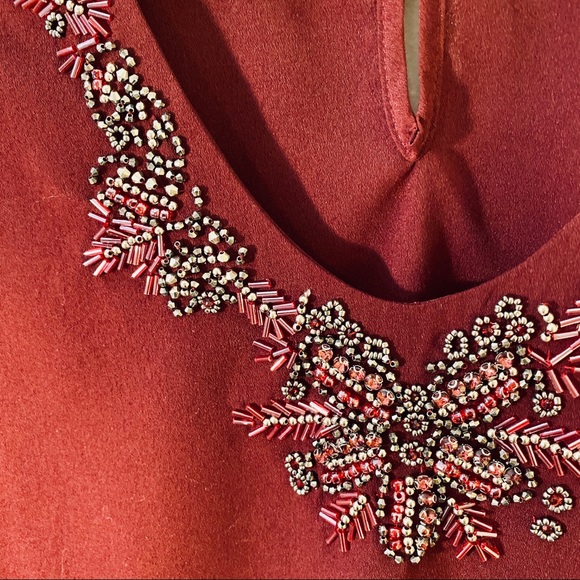 Embroidered Neckline Blouse - Picture 5 of 7